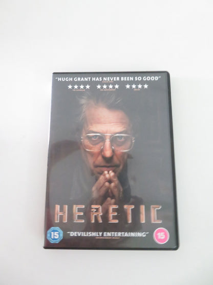 Heretic (DVD) Hugh Grant Sophie Thatcher Chloe East 2024 Region 2 Movie posters