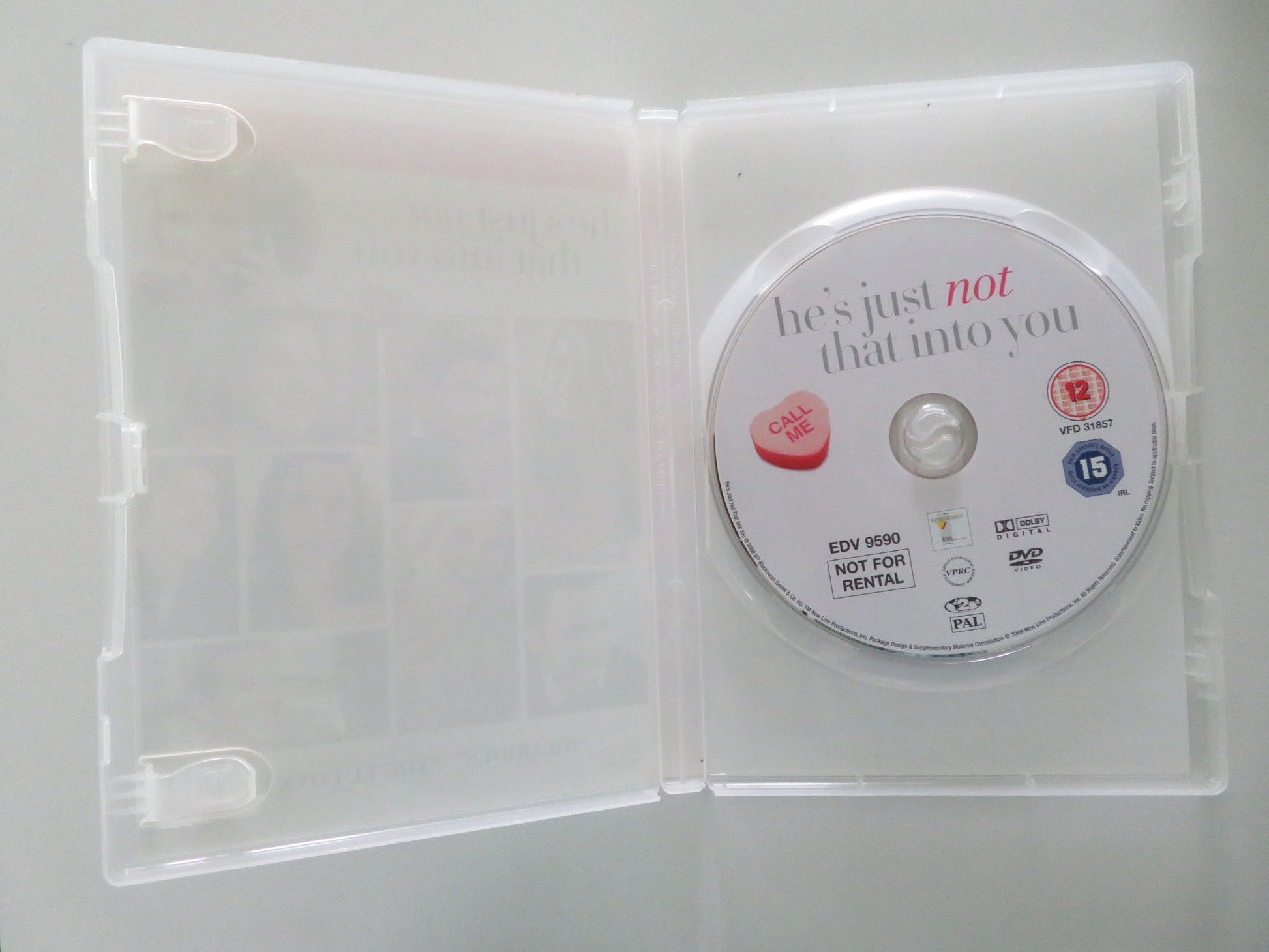 He's just not that into you (DVD) Ben Affleck Jennifer Anniston 2009 Region 2 Movie posters