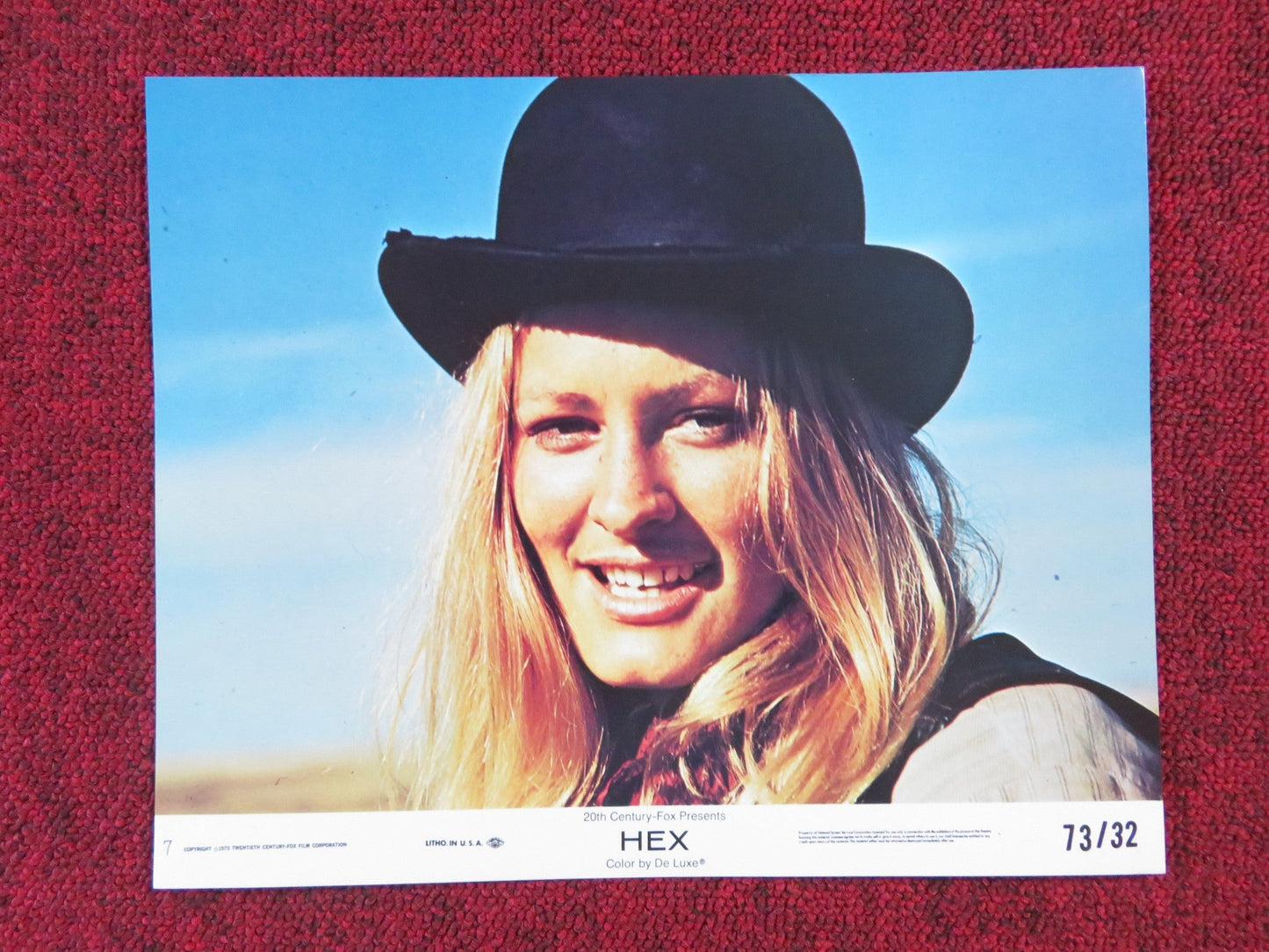 HEX - 7 LOBBY CARD KEITH CARRADINE CRISTINA RAINES 1973 Rendezvous Cinema Movie posters