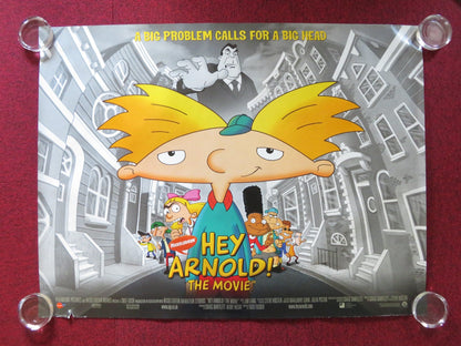 HEY ARNOLD! THE MOVIE UK QUAD ROLLED POSTER SPENCER KLEIN FRANCESCA SMITH 2002 Rendezvous Cinema Movie posters