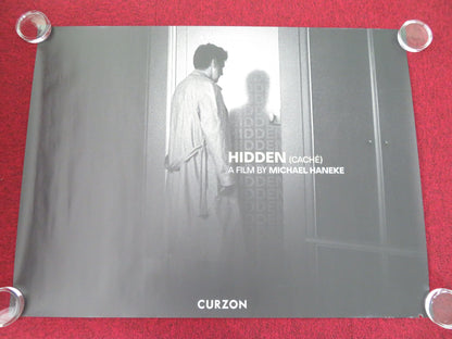 Hidden / Caché - B UK Quad Rolled Poster Daniel Auteuil Juliette Binoche 2005 Movie posters