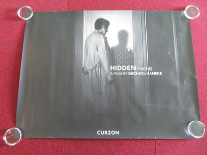 HIDDEN / CACHE UK QUAD ROLLED POSTER DANIEL AUTEUIL JULIETTE BINOCHE - Rendezvous Cinema