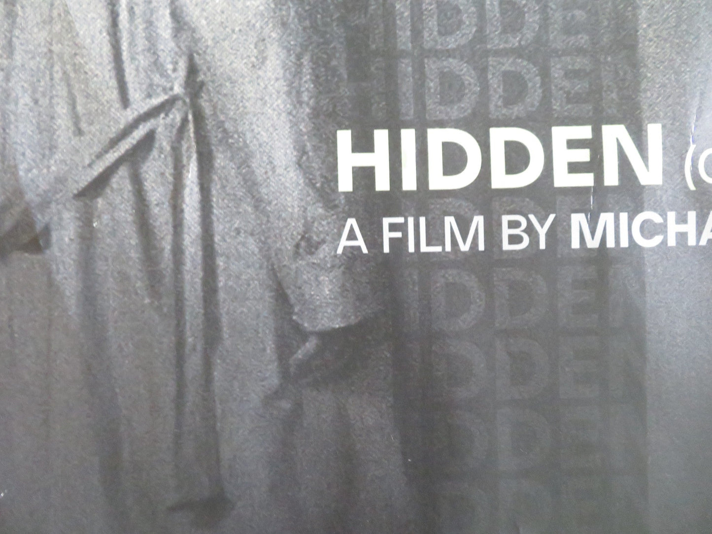 HIDDEN / CACHE UK QUAD ROLLED POSTER DANIEL AUTEUIL JULIETTE BINOCHE - Rendezvous Cinema