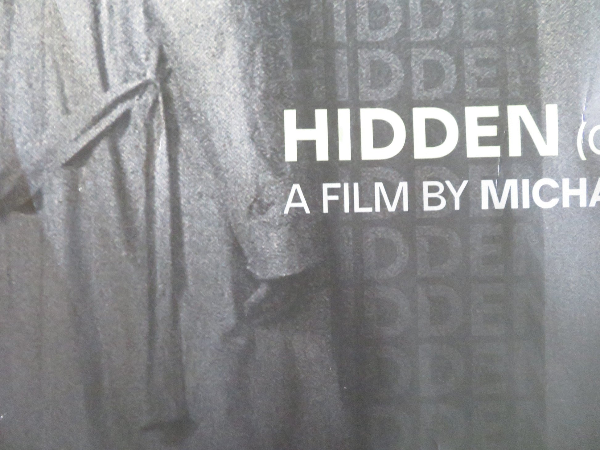 HIDDEN / CACHE UK QUAD ROLLED POSTER DANIEL AUTEUIL JULIETTE BINOCHE - Rendezvous Cinema