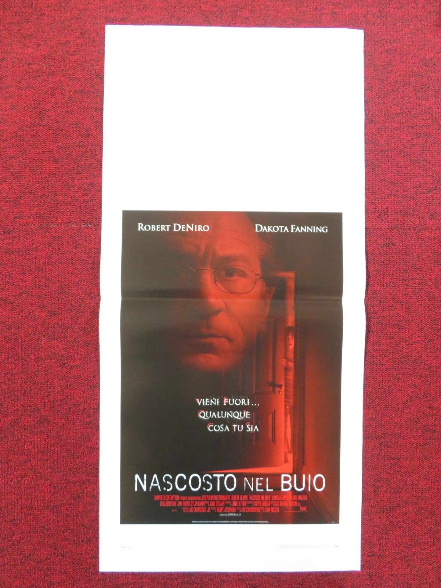 HIDE AND SEEK ITALIAN LOCANDINA POSTER ROBERT DE NIRO DAKOTA FANNING 2005 Rendezvous Cinema Movie posters