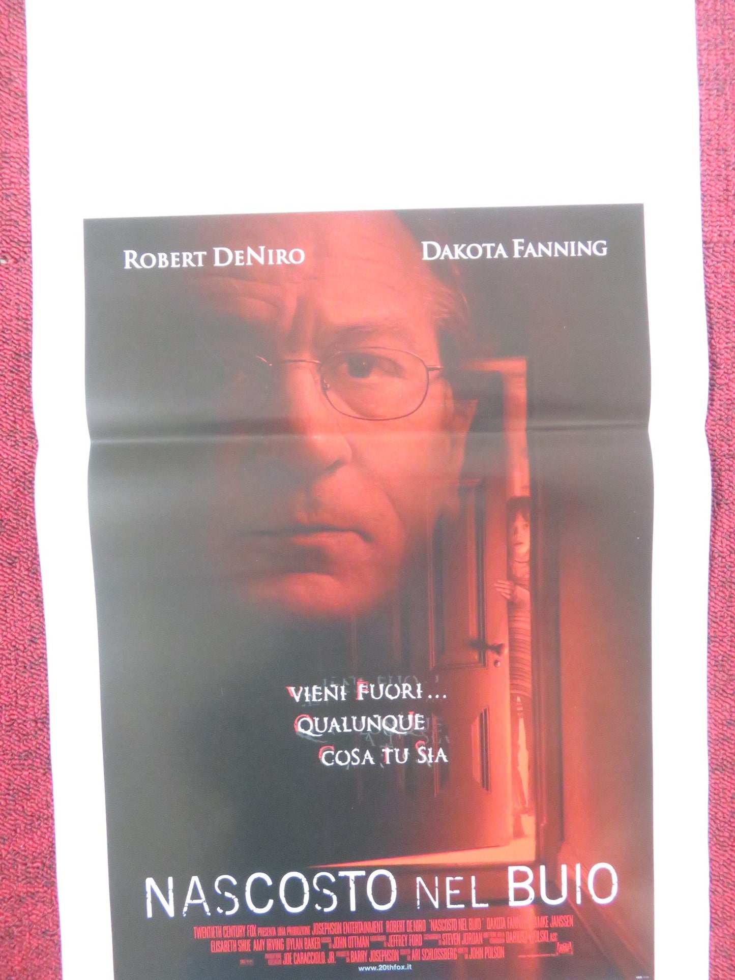 HIDE AND SEEK ITALIAN LOCANDINA POSTER ROBERT DE NIRO DAKOTA FANNING 2005 Rendezvous Cinema Movie posters