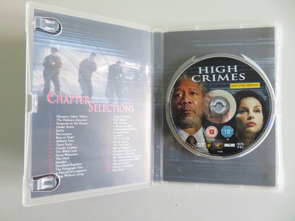 HIGH CRIMES (DVD) ASHLEY JUDD MORGAN FREEMAN 2002 REGION 2 Movie posters