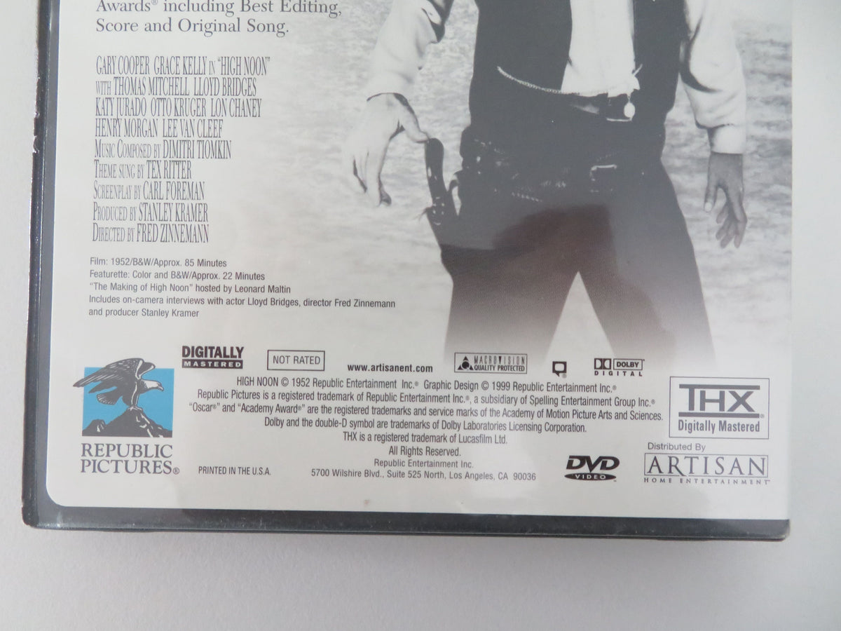 High Noon (DVD) Gary Cooper Grace Kelly 1952 Region 1 Movie posters