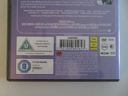 HIGH SOCIETY / CALAMITY JANE - DOUBLE FEATURE (DVD) BING CROSBY 1956 REGION 2 Movie posters