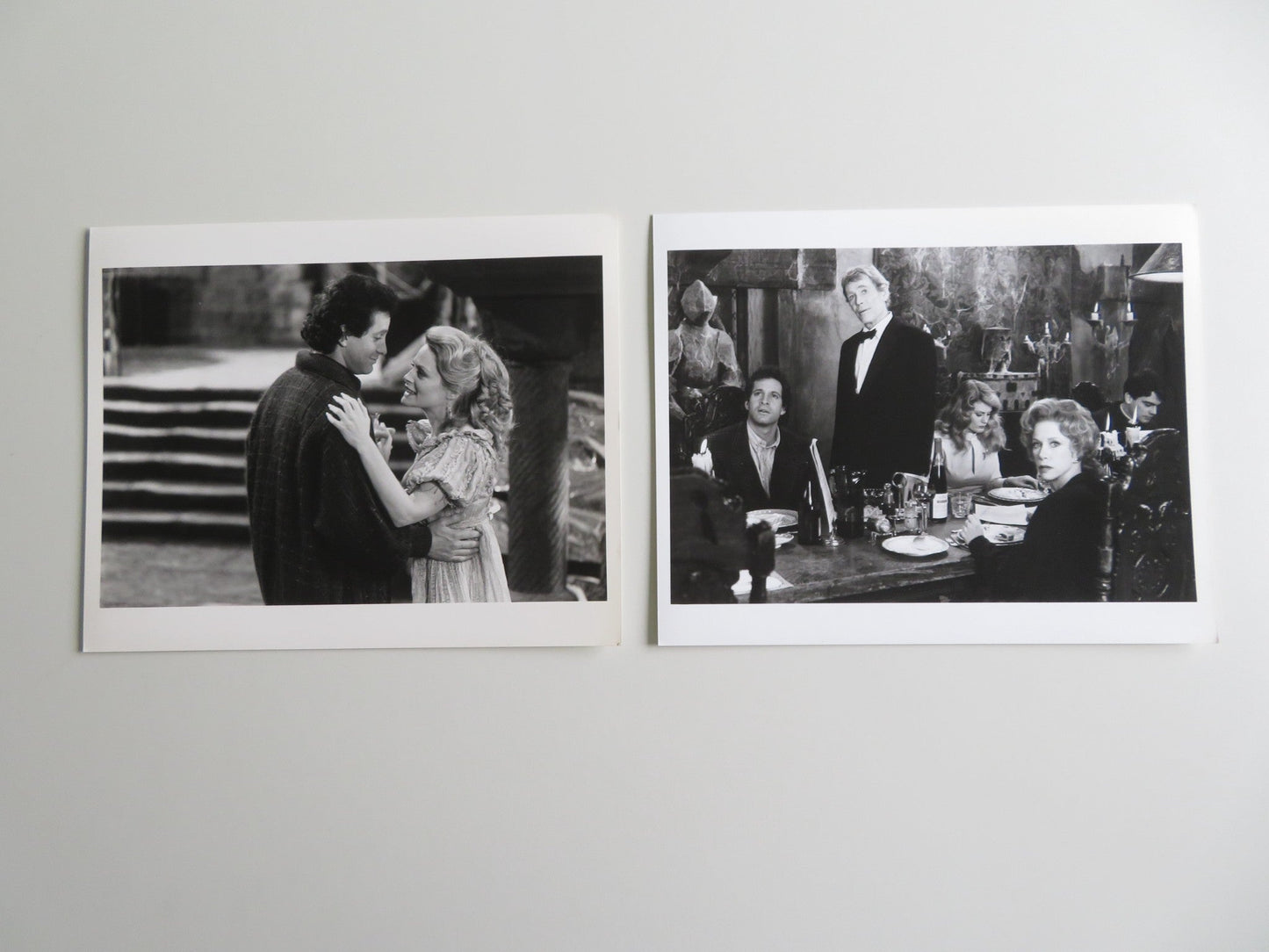 HIGH SPIRITS - B MOVIE STILL PHOTO LOT OF 2 STEVE GUTTENBERG PETER O'TOOLE 1988 Movie posters