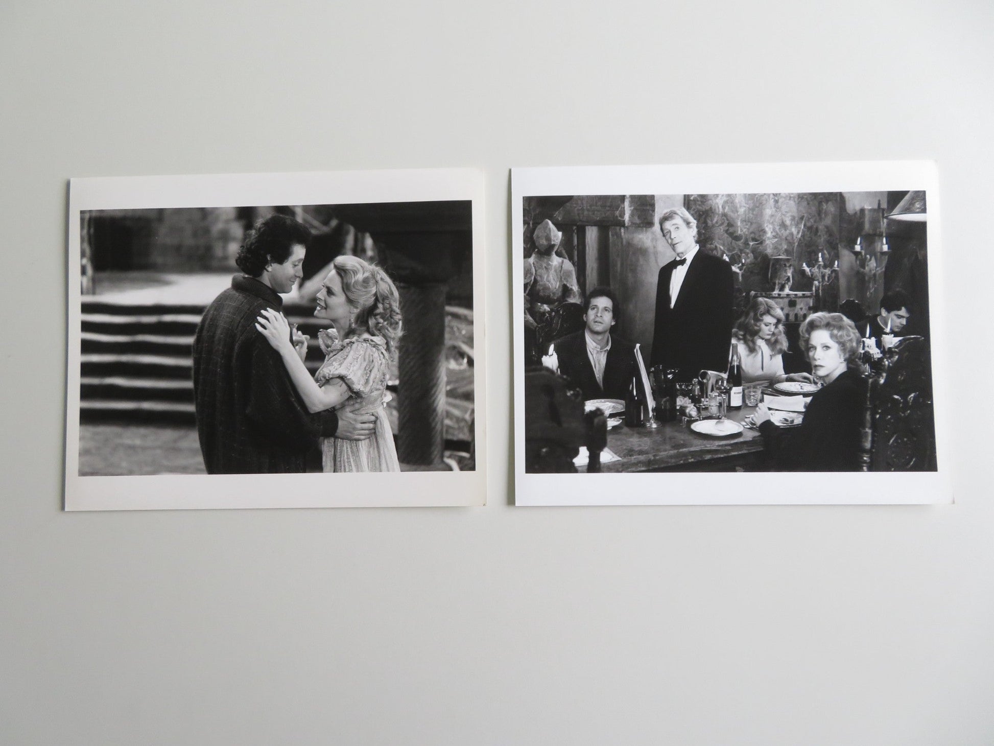 HIGH SPIRITS - B MOVIE STILL PHOTO LOT OF 2 STEVE GUTTENBERG PETER O'TOOLE 1988 Movie posters