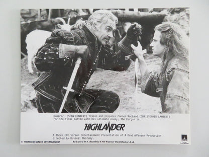 HIGHLANDER MOVIE STILL PHOTO LOT OF 3 CHRISTOPHER LAMBERT SEAN CONNERY 1986 Movie posters