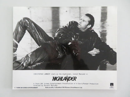HIGHLANDER MOVIE STILL PHOTO LOT OF 3 CHRISTOPHER LAMBERT SEAN CONNERY 1986 Movie posters
