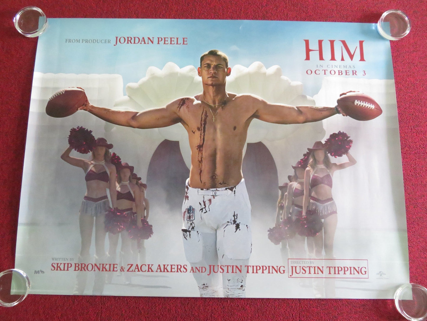 HIM UK QUAD ROLLED POSTER MARLON WAYANS TYRIQ WITHERS 2025 Movie posters