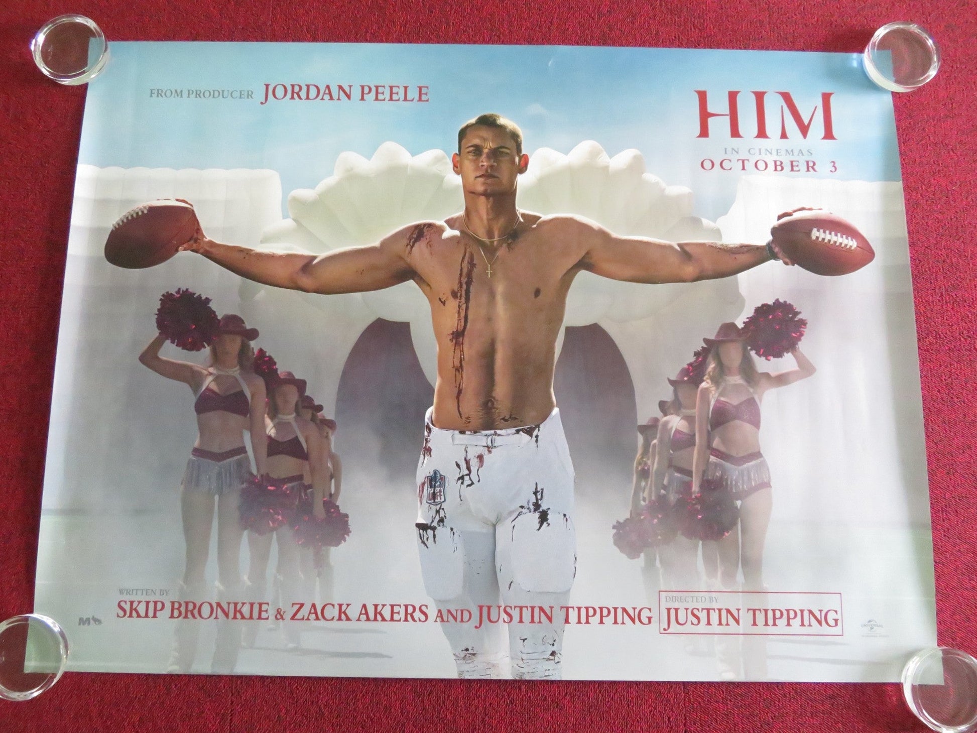 HIM UK QUAD ROLLED POSTER MARLON WAYANS TYRIQ WITHERS 2025 Movie posters