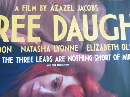 HIS THREE DAUGHTERS UK QUAD ROLLED POSTER CARRIE COON NATASHA LYONNE 2023 Rendezvous Cinema Movie posters