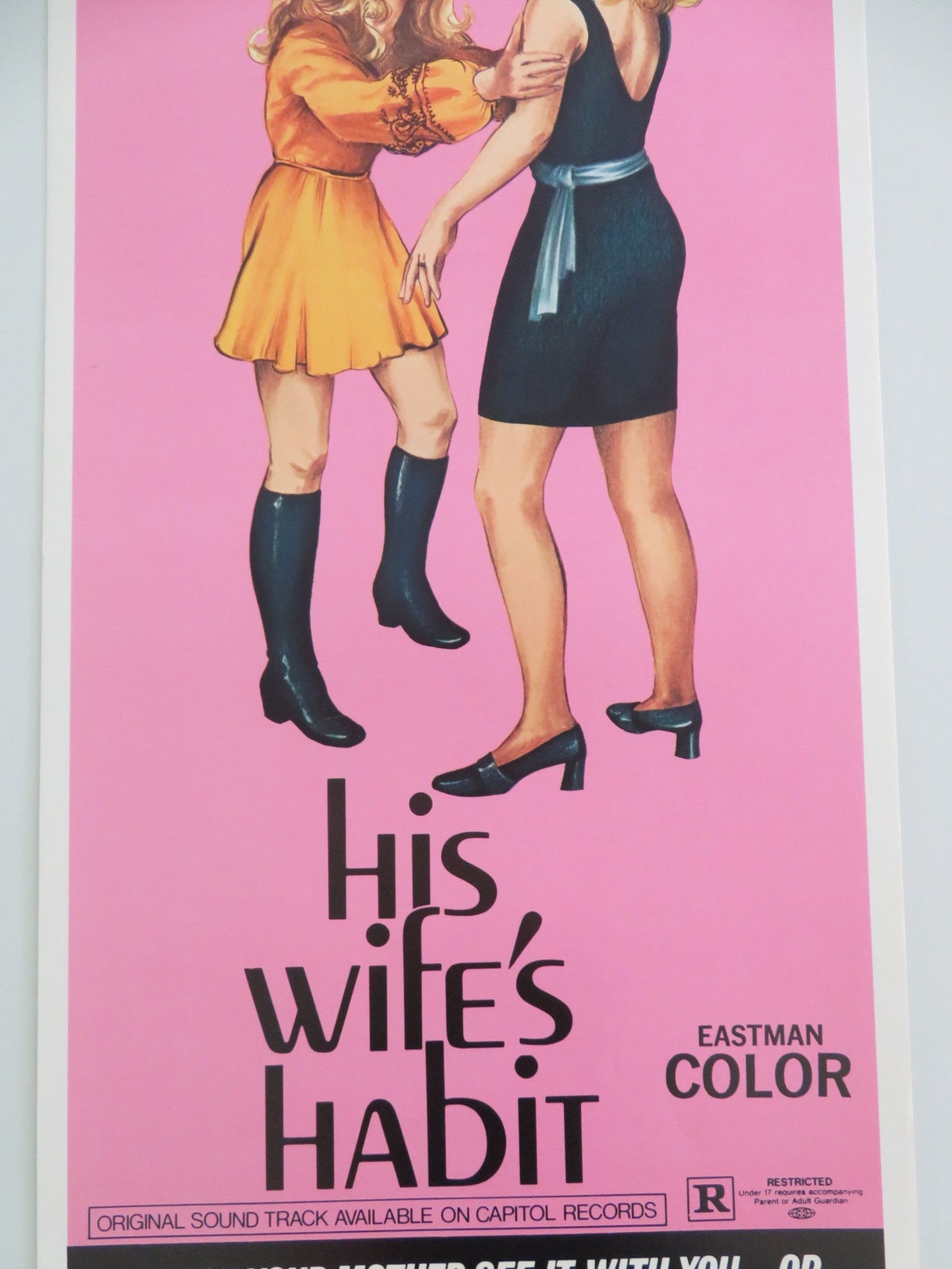 His Wife's Habit US Insert Poster Georgine Darcy Marcus J. Grapes 1971 Movie posters