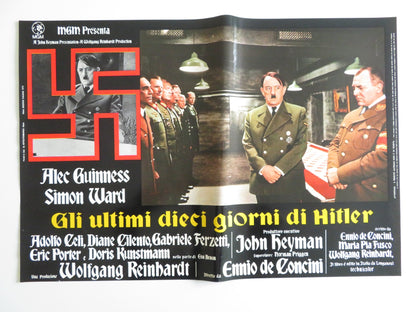 HITLER: THE LAST TEN DAYS - F ITALIAN FOTOBUSTA POSTER ALEC GUINNESS WARD 1973 Rendezvous Cinema Movie posters