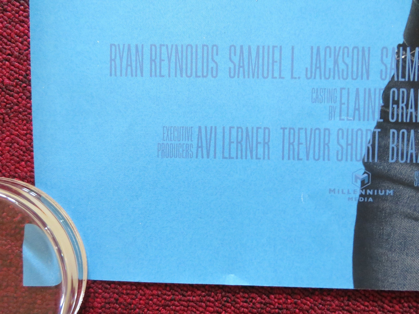 HITMAN'S WIFE'S BODYGUARD UK QUAD ROLLED POSTER RYAN REYNOLDS S. L. JACKSON 2021 Rendezvous Cinema Movie posters