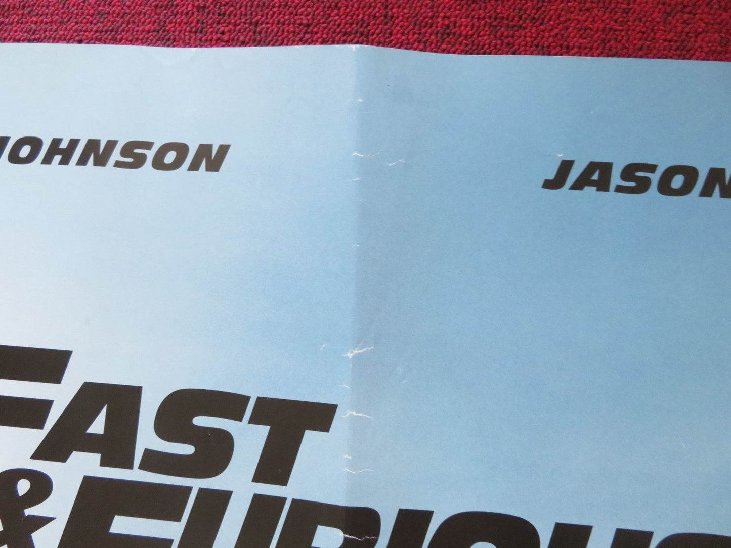 HOBBS AND SHAW UK QUAD ROLLED POSTER DWAYNE JOHNSON JASON STATHAM 2019 Rendezvous Cinema Movie posters