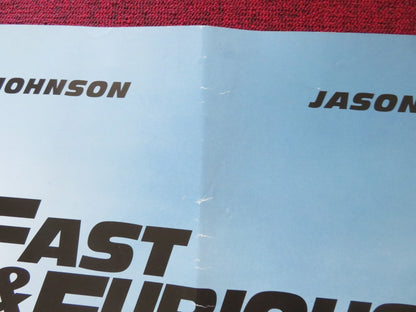 HOBBS AND SHAW UK QUAD ROLLED POSTER DWAYNE JOHNSON JASON STATHAM 2019 Rendezvous Cinema Movie posters