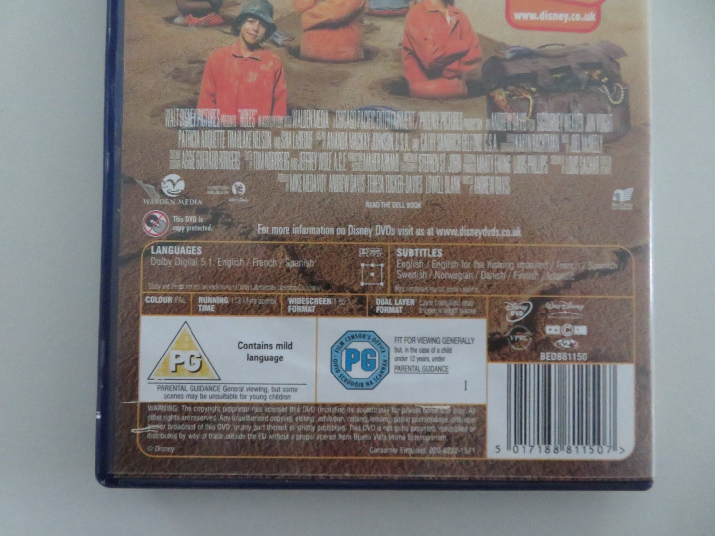 HOLES (DVD) DISNEY SHIA LABEOUF SIGOURNEY WEAVER 2003 REGION 2 Movie posters