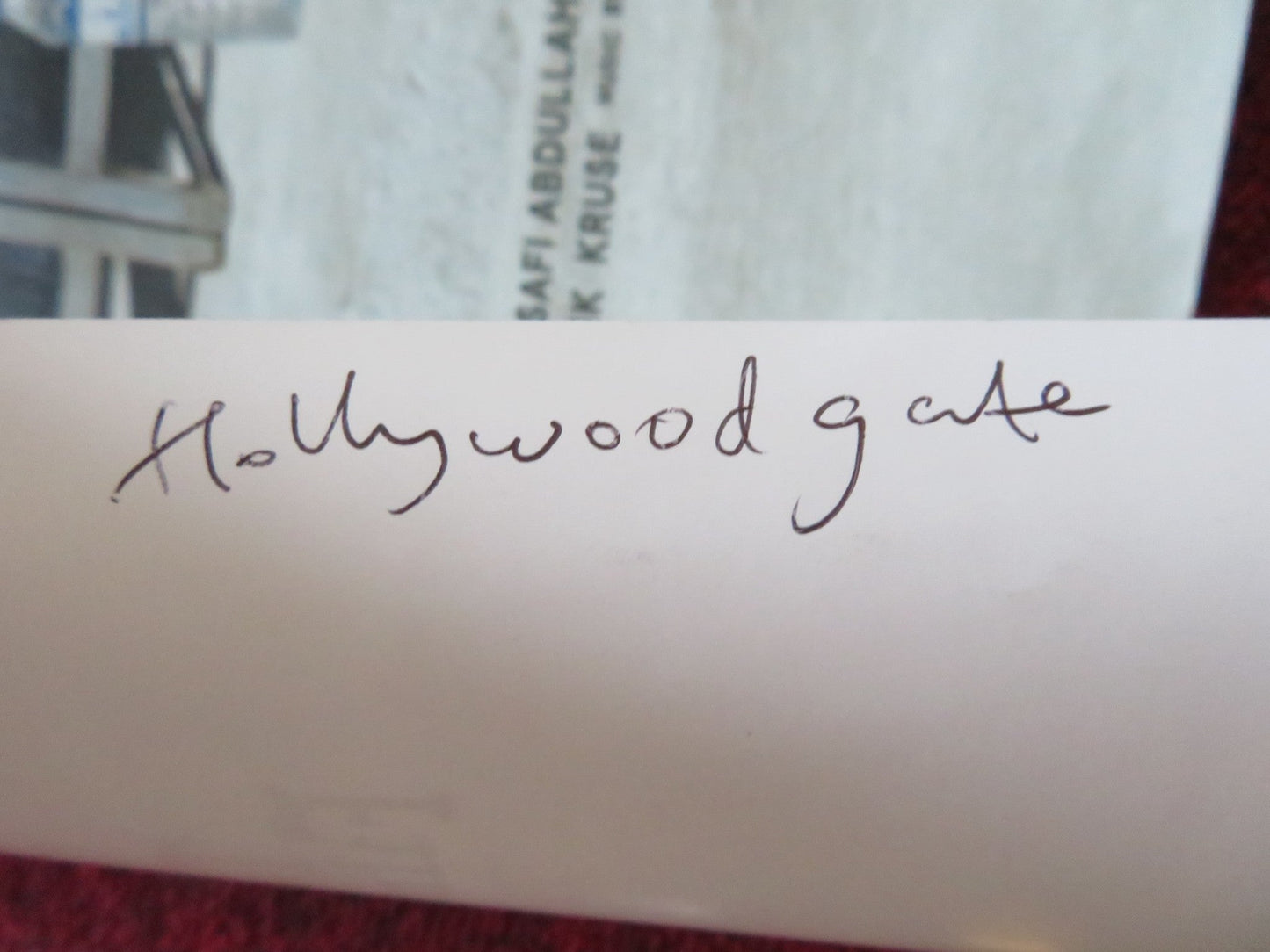 HOLLYWOODGATE UK QUAD ROLLED POSTER IBRAHIM NASH'AT 2023 Rendezvous Cinema Movie posters