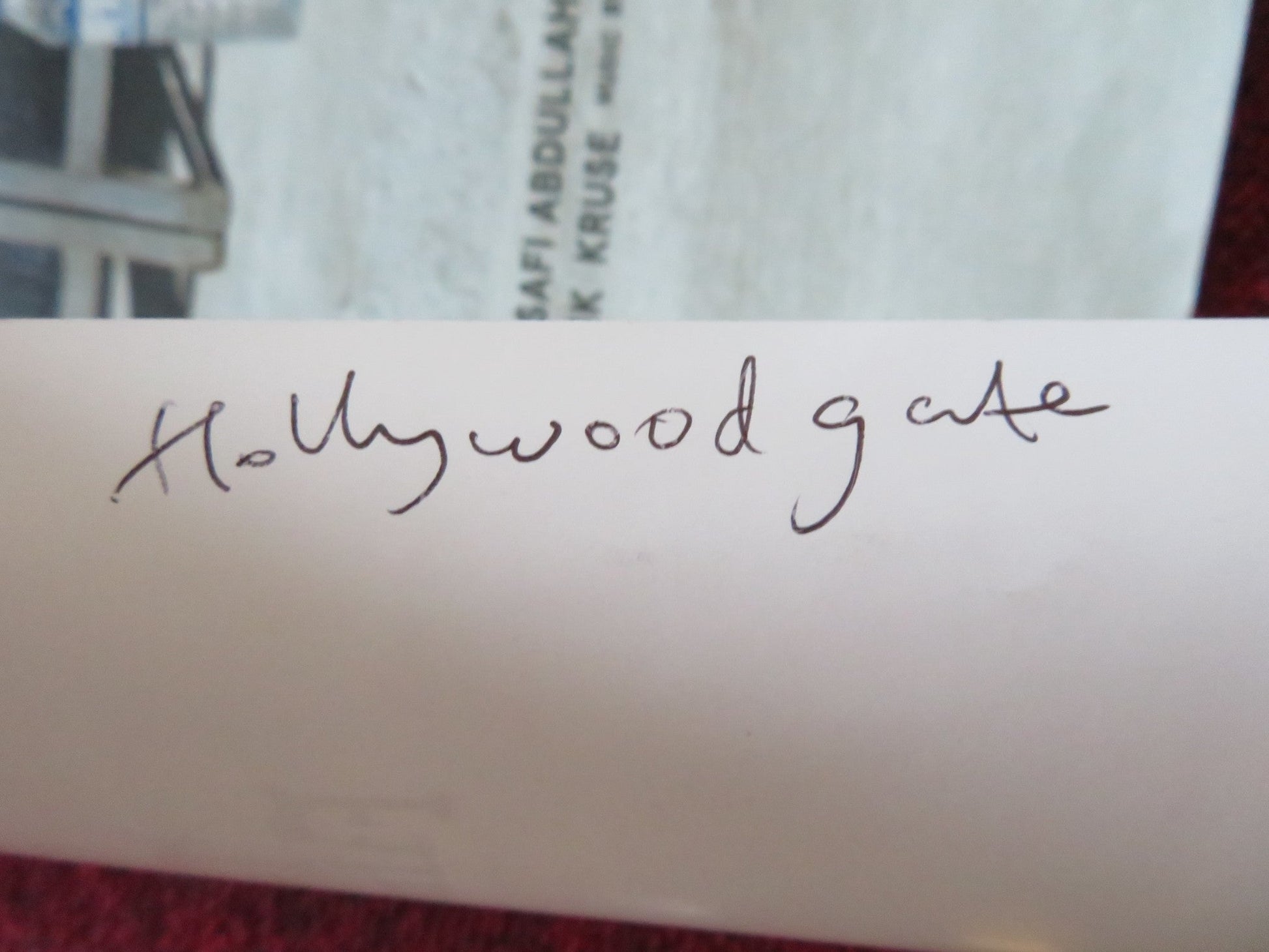 HOLLYWOODGATE UK QUAD ROLLED POSTER IBRAHIM NASH'AT 2023 Rendezvous Cinema Movie posters