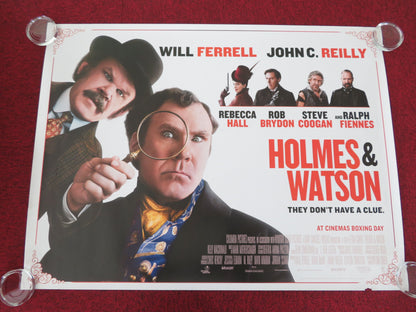 Holmes & Watson UK Quad Rolled Poster Will Ferrell John C. Reilly 2018 Movie posters