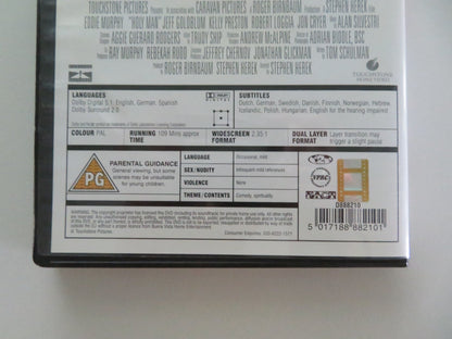 HOLY MAN (DVD) EDDIE MURPHY JEFF GOLDBLUM 1998 REGION 2 Movie posters
