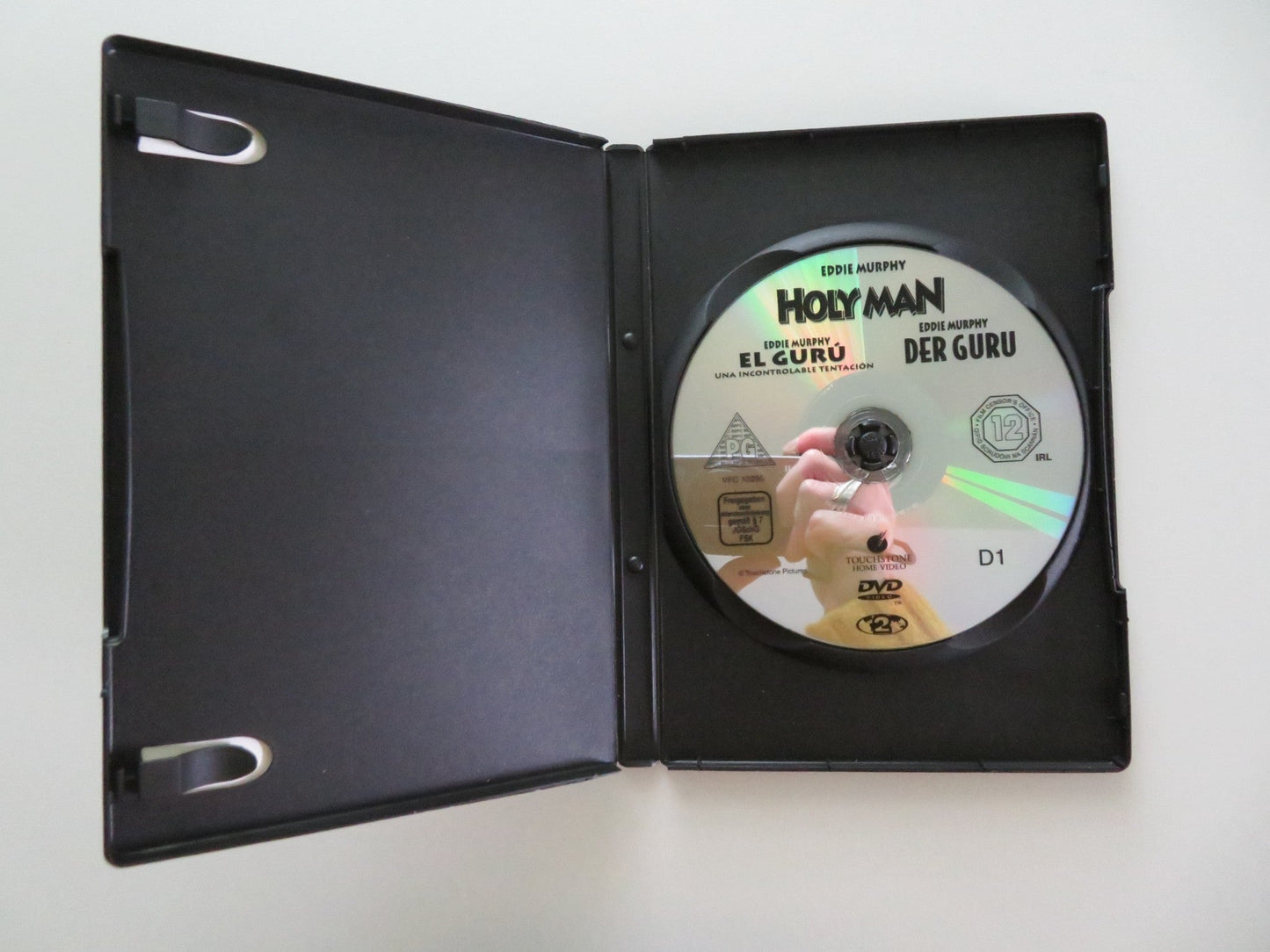 HOLY MAN (DVD) EDDIE MURPHY JEFF GOLDBLUM 1998 REGION 2 Movie posters