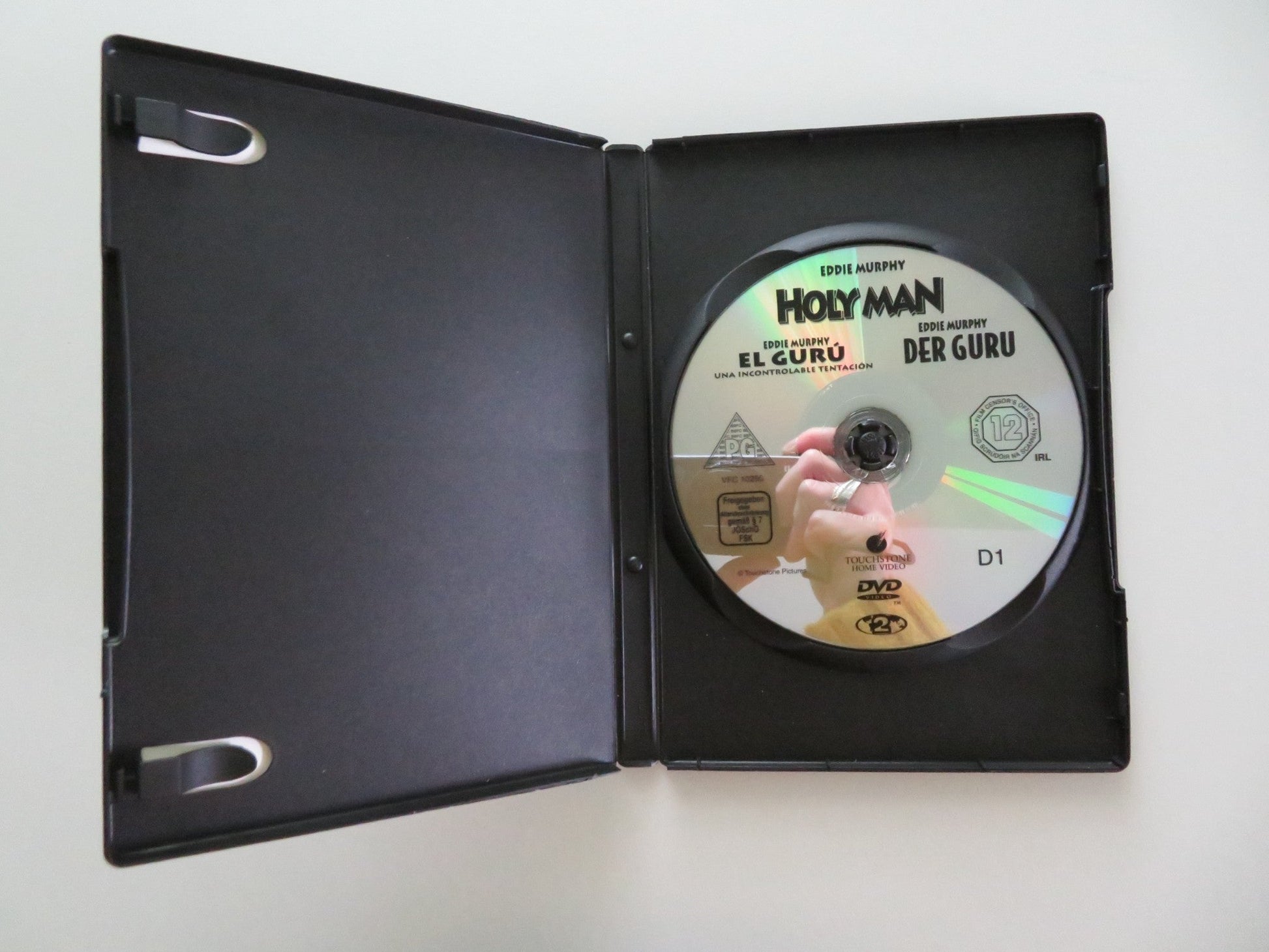 HOLY MAN (DVD) EDDIE MURPHY JEFF GOLDBLUM 1998 REGION 2 Movie posters