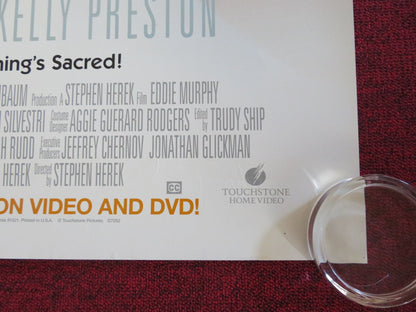 HOLY MAN DVD & VHS VIDEO POSTER ROLLED EDDIE MURPHY JEFF GOLDBLUM 1998 Rendezvous Cinema Movie posters