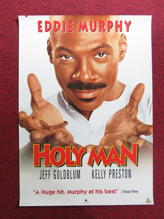 HOLY MAN VHS VIDEO POSTER EDDIE MURPHY JEFF GOLDBLUM 1998 Rendezvous Cinema Movie posters