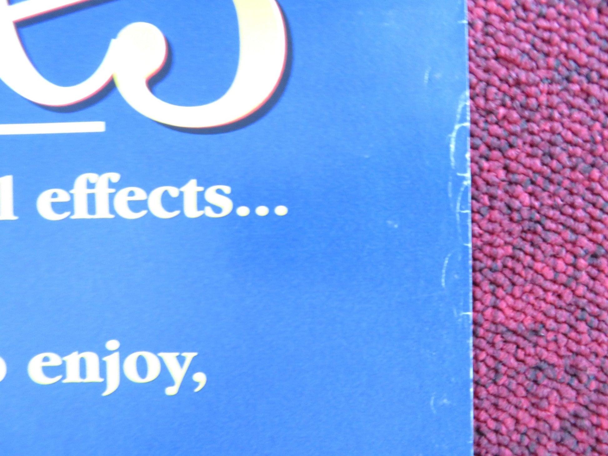 HOME ALONE 3 VHS VIDEO POSTER ROLLED ALEX D.LINZ OLEK KRUPA 1997 Rendezvous Cinema Movie posters