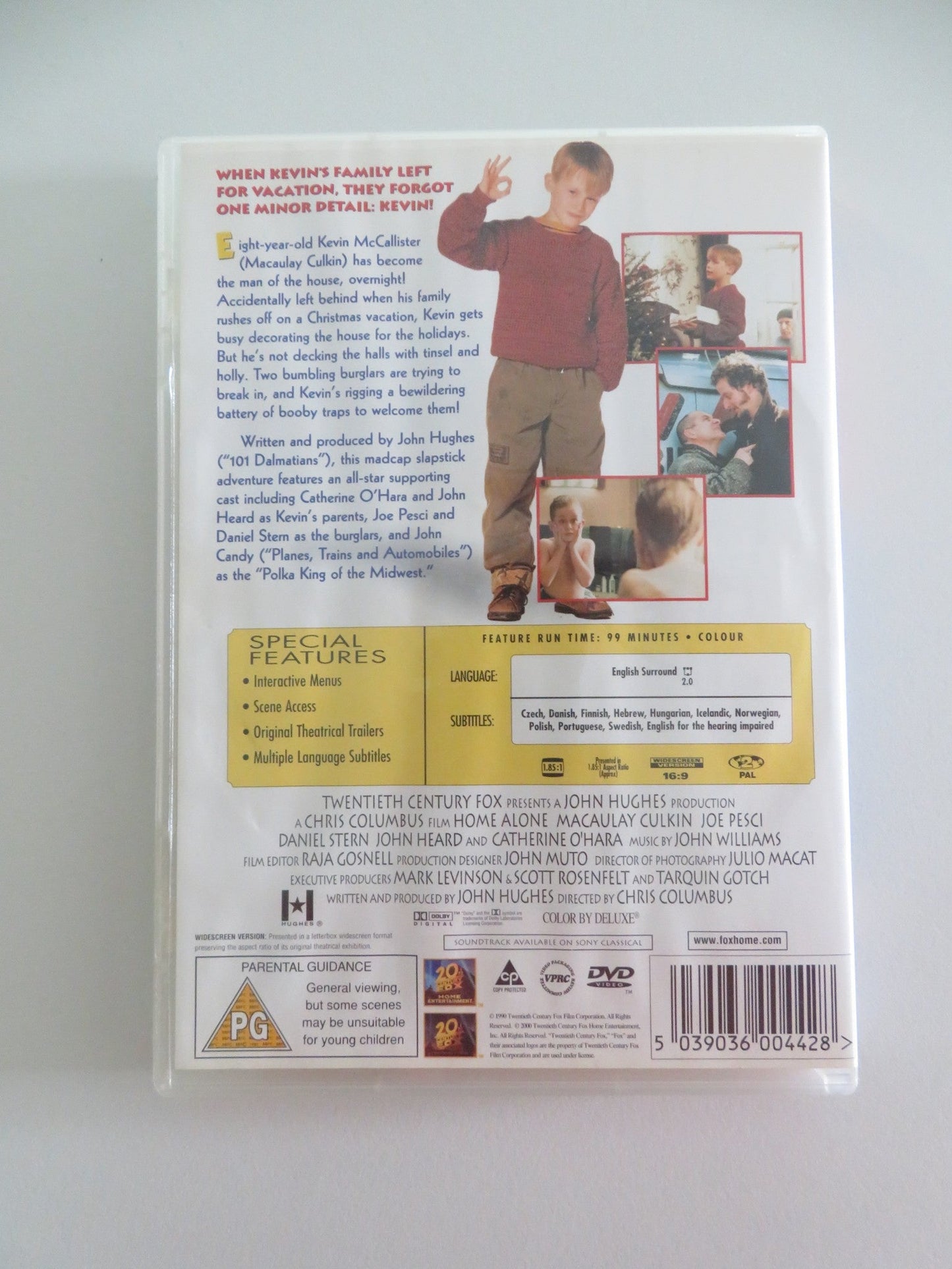 HOME ALONE (DVD) MACAULAY CULKIN JOE PESCI 1990 REGION 2 Movie posters