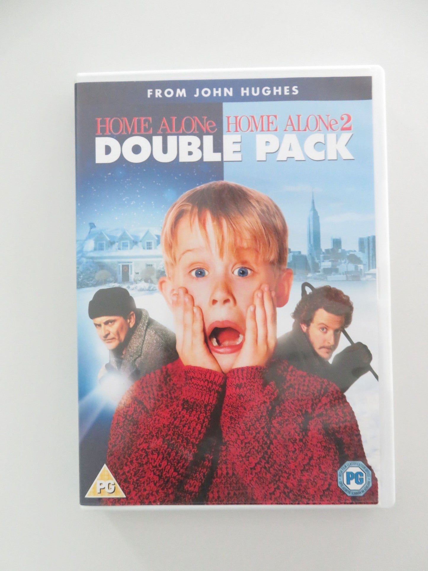 HOME ALONE + HOME ALONE 2 - DOUBLE PACK (DVD) MACAULEY CULKIN 1990 REGION 2 Movie posters