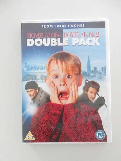 HOME ALONE + HOME ALONE 2 - DOUBLE PACK (DVD) MACAULEY CULKIN 1990 REGION 2 Movie posters