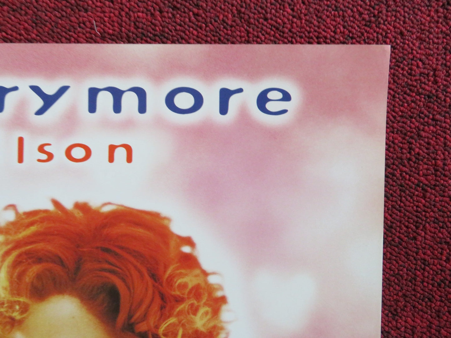 HOME FRIES VHS VIDEO POSTER DREW BARRYMORE LUKE WILSON 1999 Rendezvous Cinema Movie posters