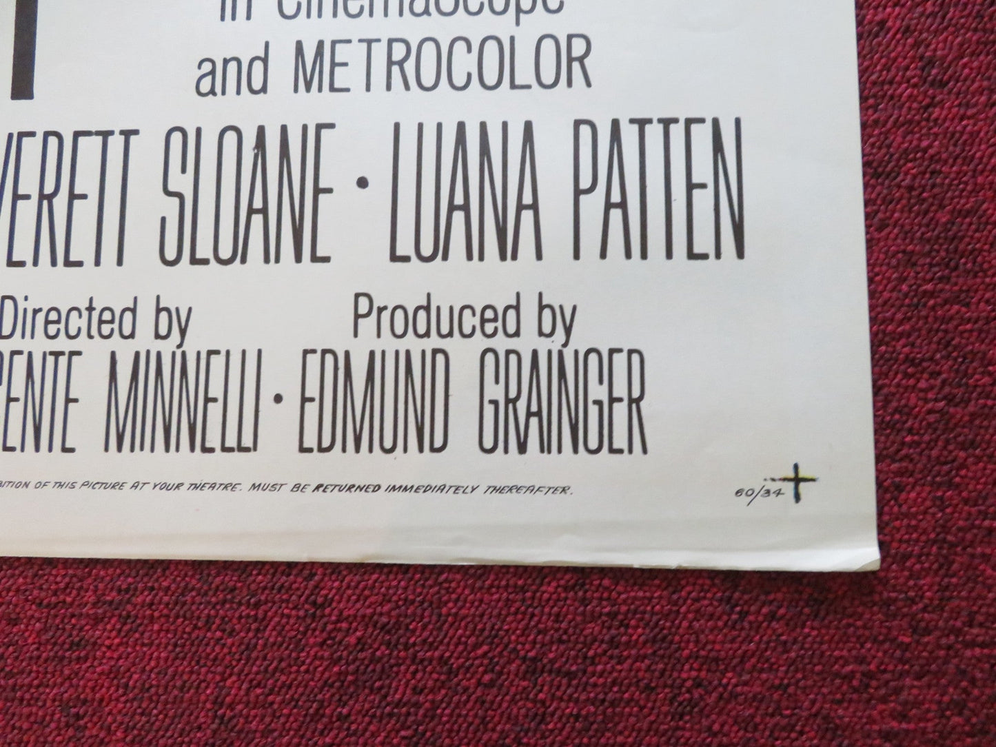 HOME FROM THE HILL FOLDED US ONE SHEET POSTER ROBERT MITCHUM ELEANOR PARKER 1960 Rendezvous Cinema Movie posters