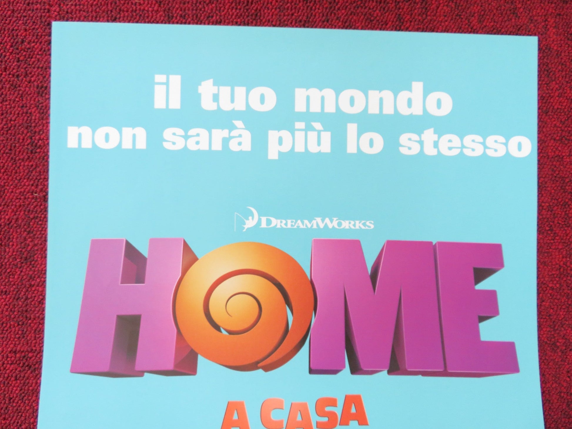 HOME ITALIAN LOCANDINA POSTER STEVE MARTIN RIHANNA JIM PARSONS 2015 Rendezvous Cinema Movie posters