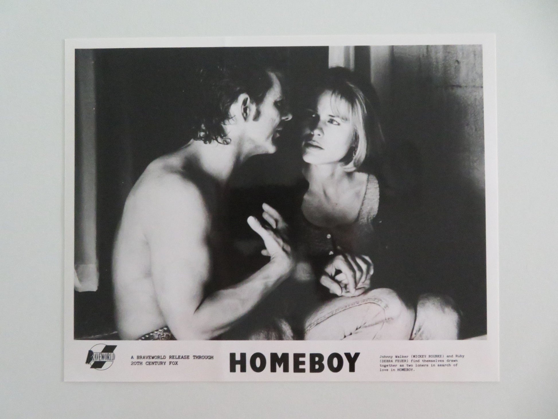HOMEBOY MOVIE STILL PHOTO LOT OF 5 MICKEY ROURKE CHRISTOPHER WALKEN 1988 - Rendezvous Cinema