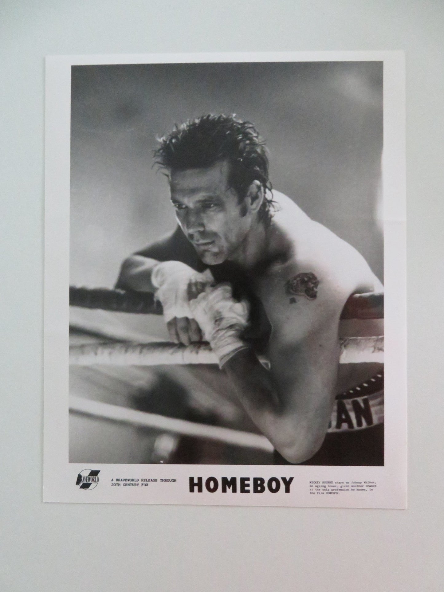 HOMEBOY MOVIE STILL PHOTO LOT OF 5 MICKEY ROURKE CHRISTOPHER WALKEN 1988 - Rendezvous Cinema
