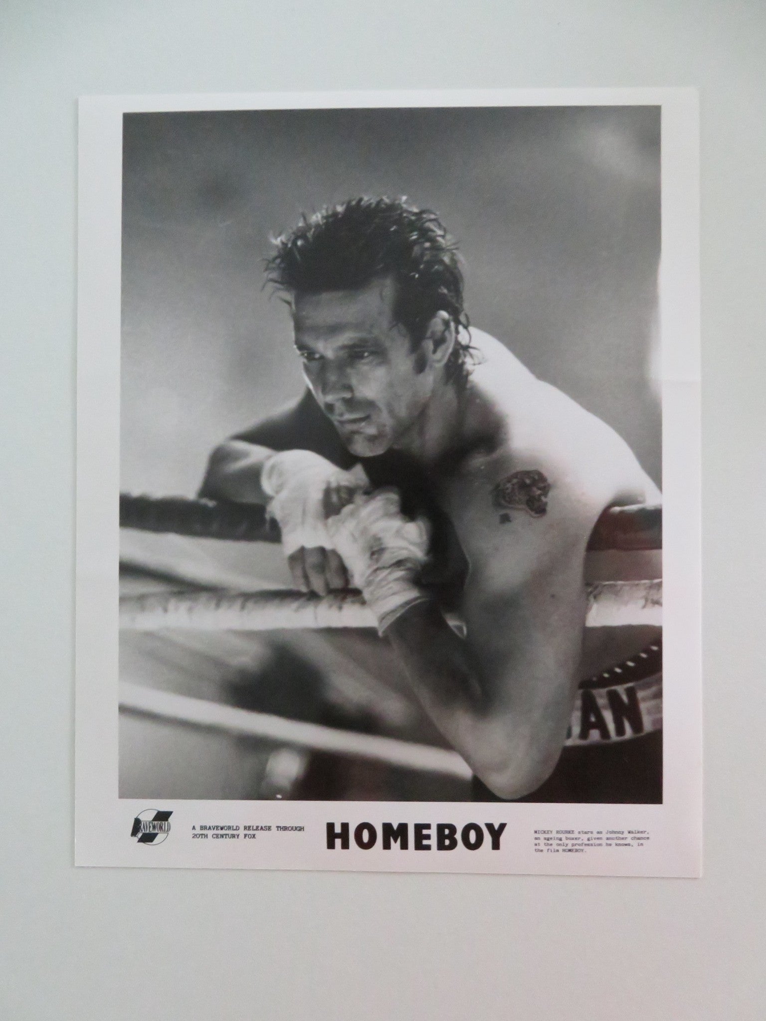 HOMEBOY MOVIE STILL PHOTO LOT OF 5 MICKEY ROURKE CHRISTOPHER WALKEN 1988 - Rendezvous Cinema