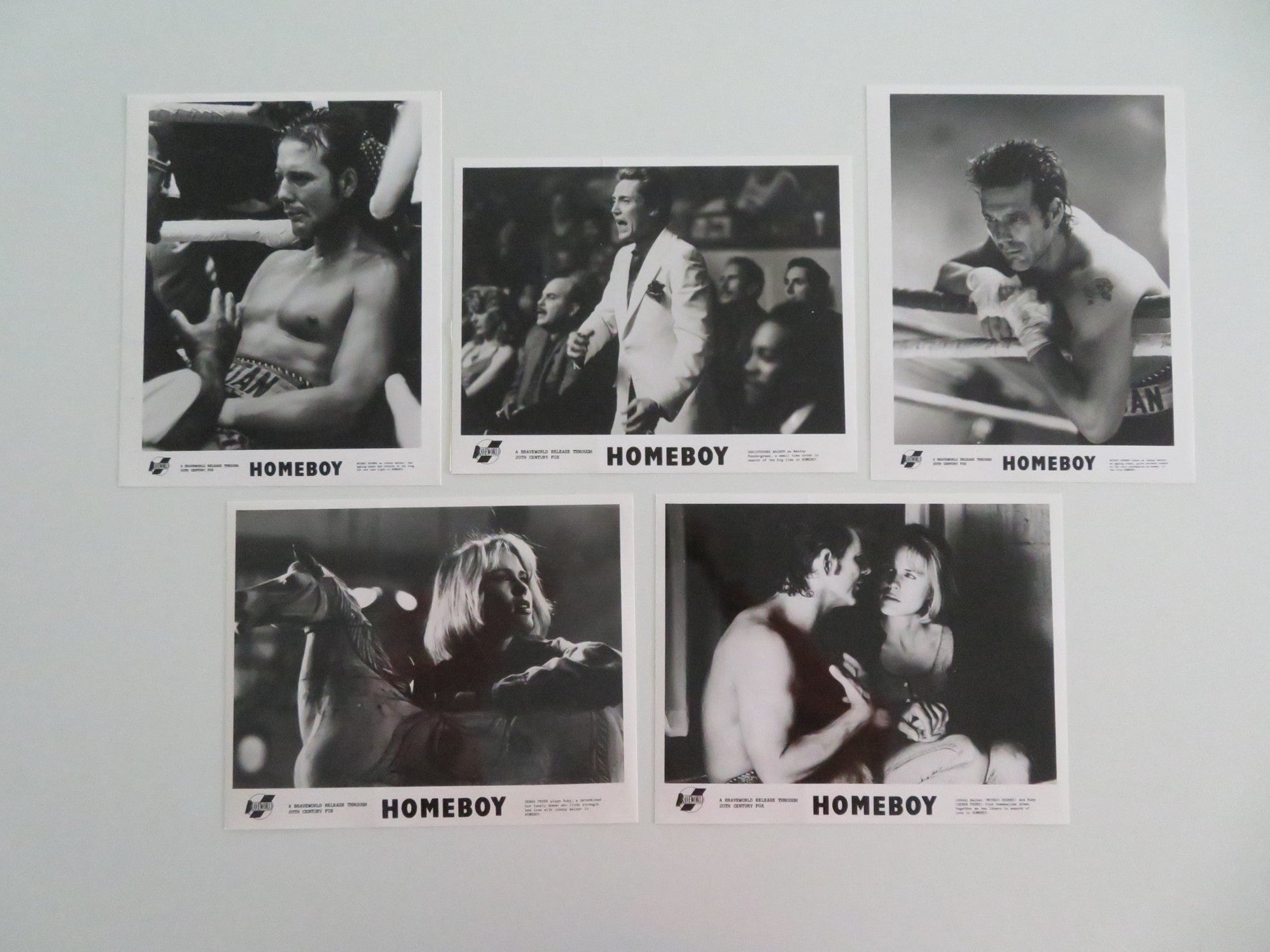 HOMEBOY MOVIE STILL PHOTO LOT OF 5 MICKEY ROURKE CHRISTOPHER WALKEN 1988 - Rendezvous Cinema