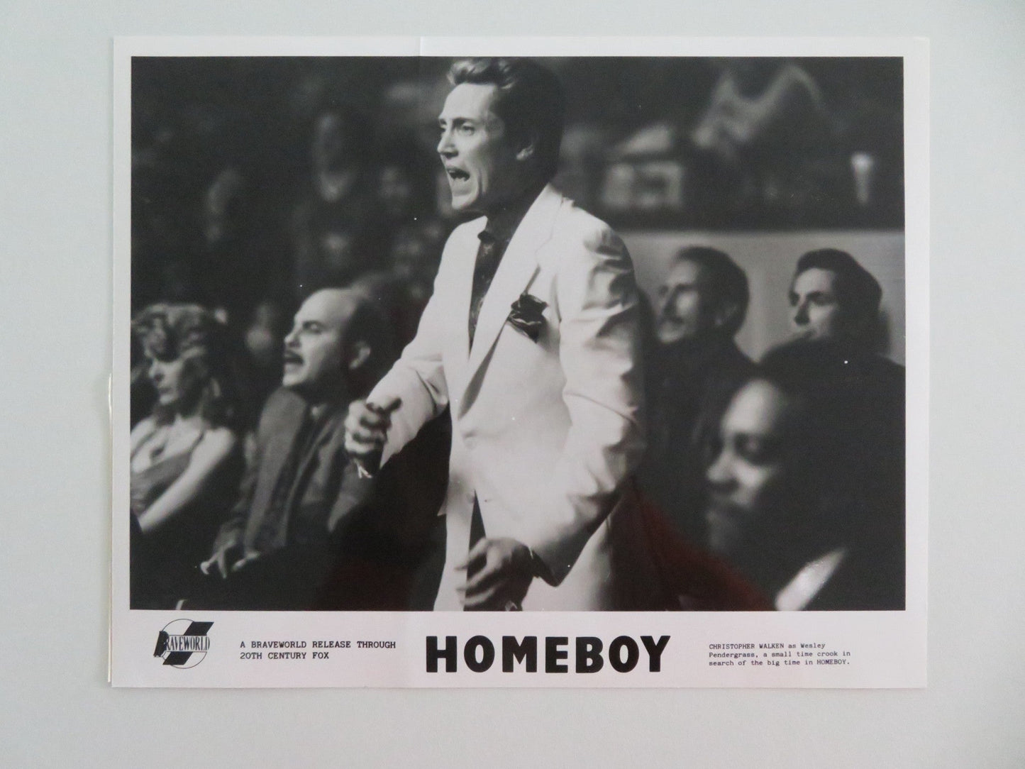 HOMEBOY MOVIE STILL PHOTO LOT OF 5 MICKEY ROURKE CHRISTOPHER WALKEN 1988 - Rendezvous Cinema
