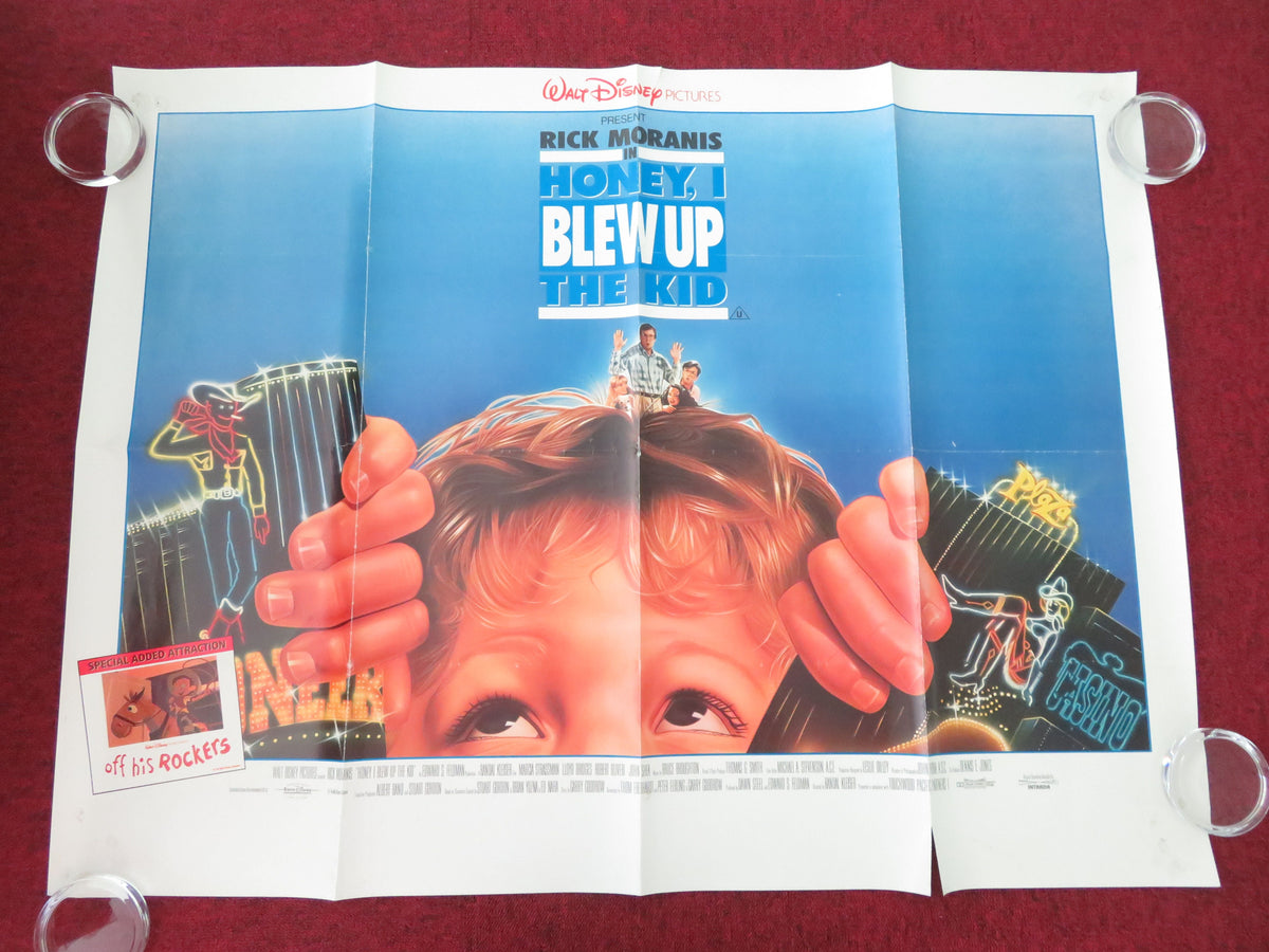 Honey, I Blew Up the Kid - B UK Quad Rolled Poster Disney Rick Moranis 1992 Movie posters
