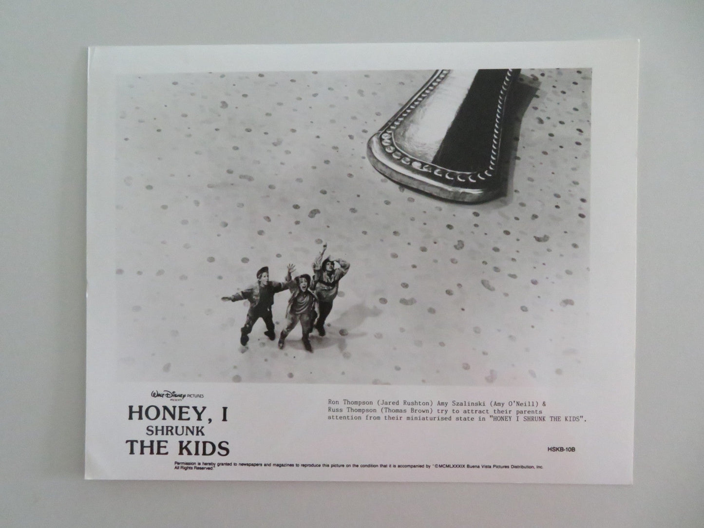 HONEY I SHRUNK THE KIDS MOVIE STILL PHOTO LOT OF 5 DISNEY RICK MORANIS 1989 - Rendezvous Cinema