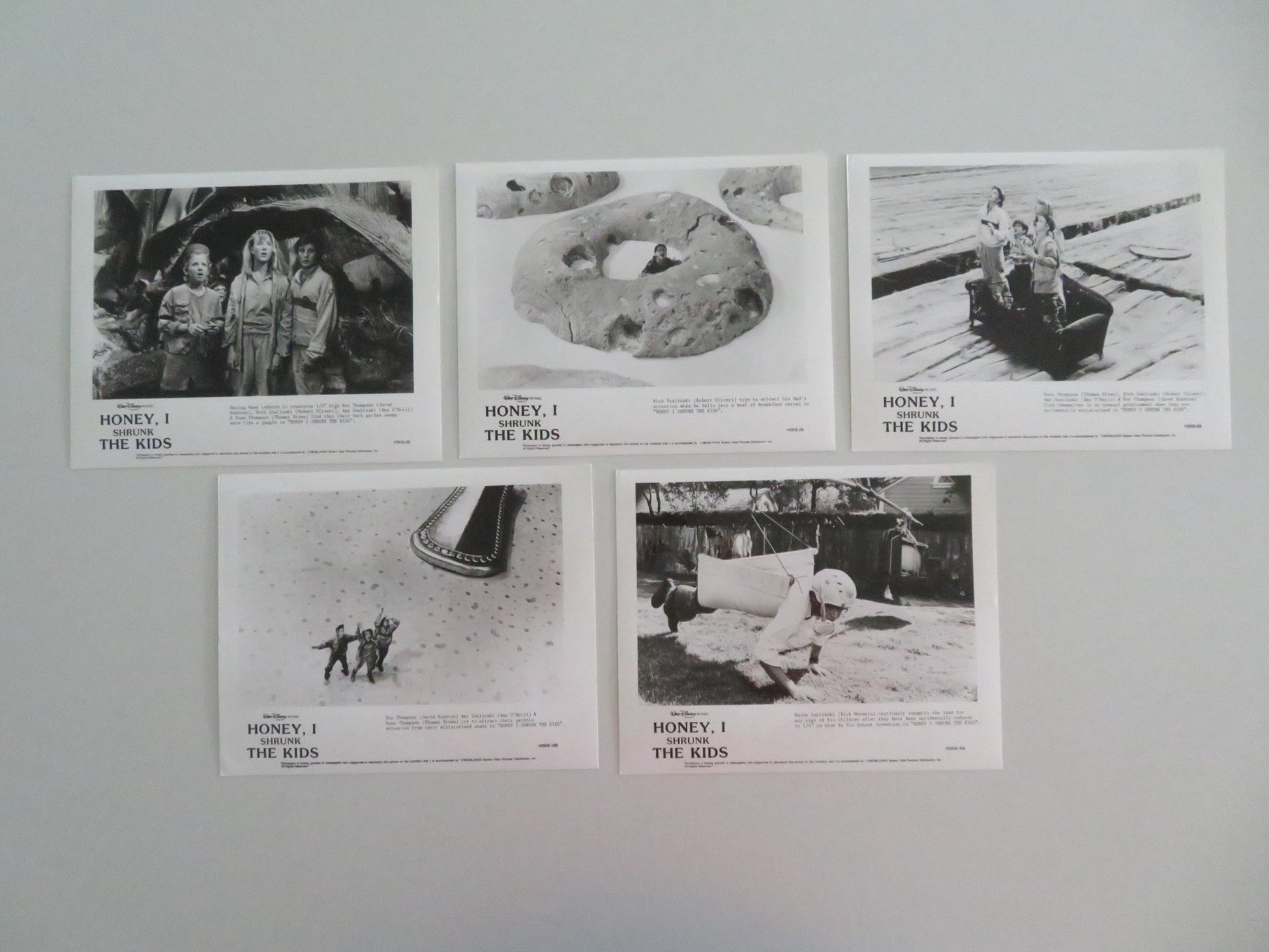 HONEY I SHRUNK THE KIDS MOVIE STILL PHOTO LOT OF 5 DISNEY RICK MORANIS 1989 - Rendezvous Cinema