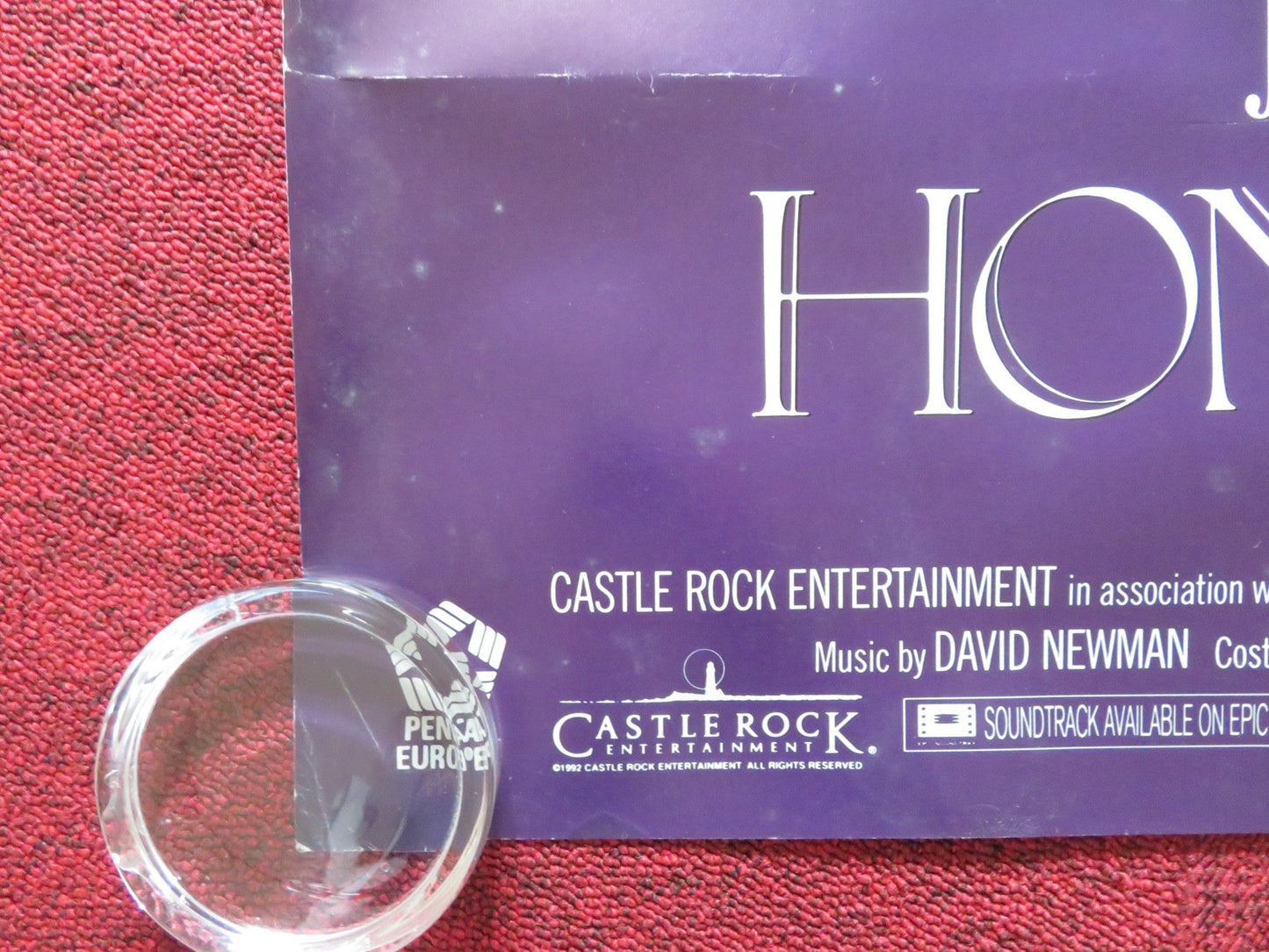 HONEYMOON IN VEGAS UK QUAD ROLLED POSTER JAMES CAAN NICOLAS CAGE 1992 Rendezvous Cinema Movie posters